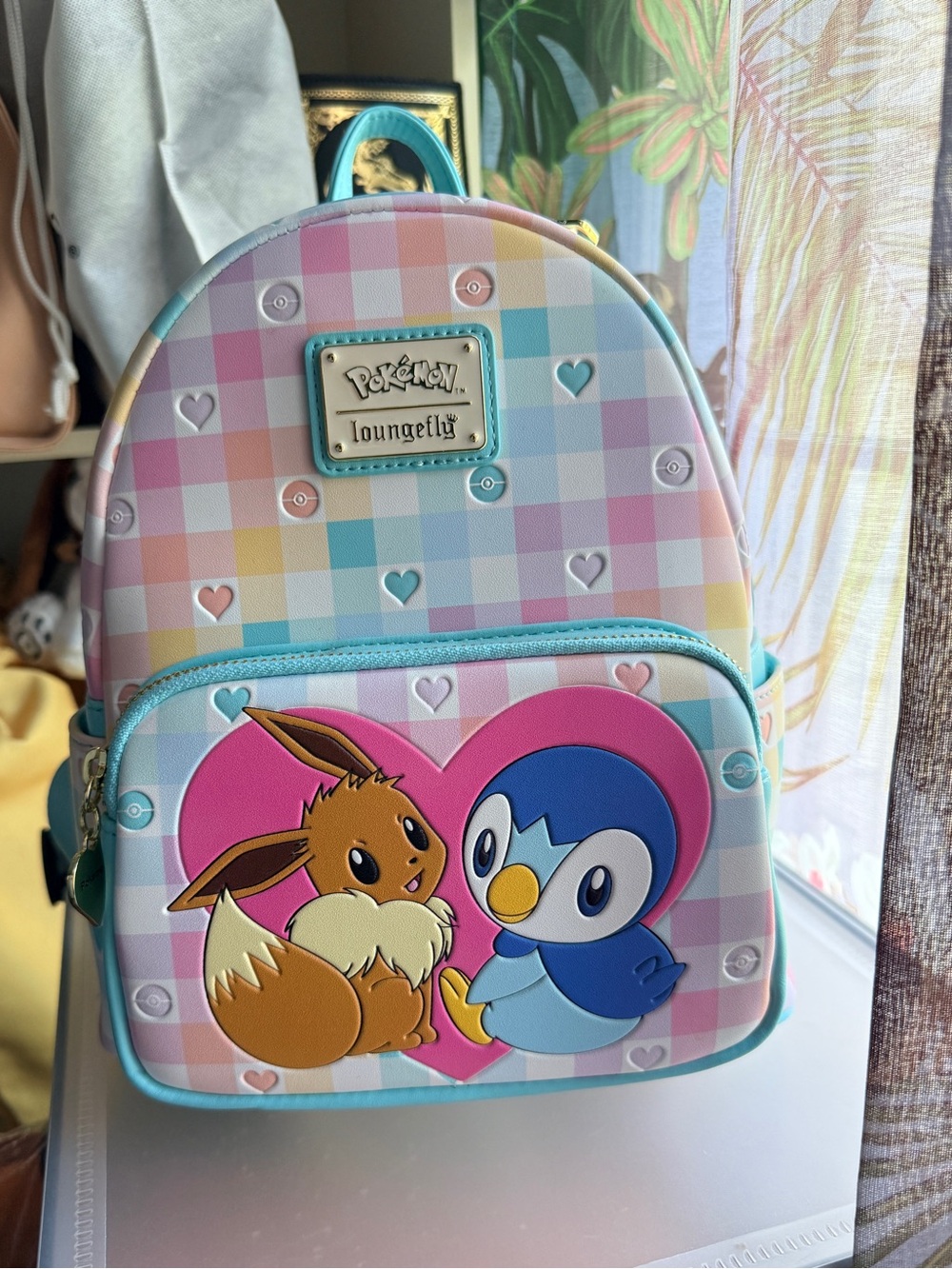 Loungefly Pokemon Evee Pastel Mini Backpack